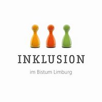 Logo Team Inklusion im Bistum Limburg gelbe/rote /grüne Spielfiguren