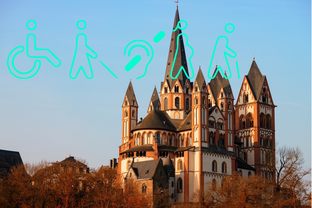 Dom mit Piktogrammen 